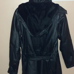 Genuine Leather Black Coat U.S.A Leather
